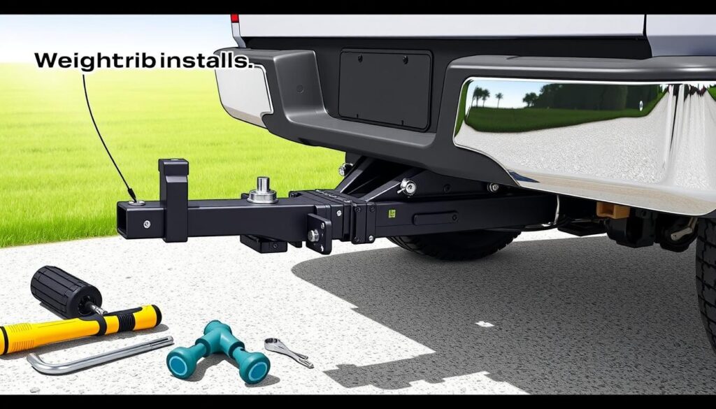 weight distribution hitch installation